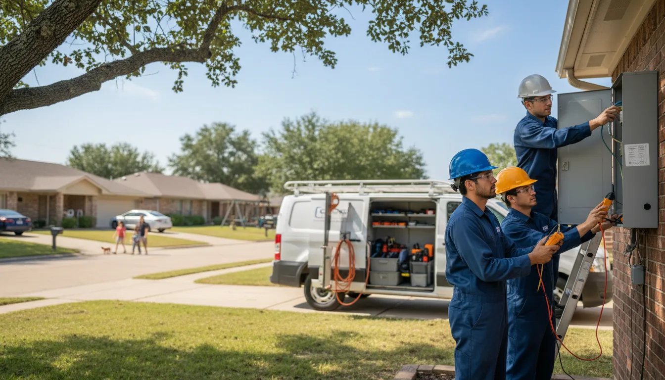 Certified electrician providing emergency electrical services in Bat Cave, NC